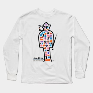 Jacques Tati Playtime (Polish Poster) Long Sleeve T-Shirt